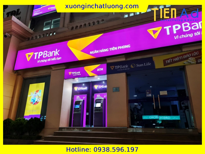 Hộp Đèn Bạt 3M Giá Rẻ Không Loang Sáng Tại TP.HCM