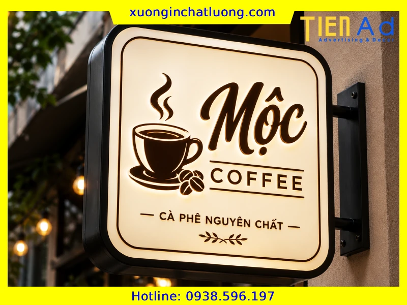 Hộp Đèn Quán Cafe Trọn Gói Giá Rẻ Tại TP.HCM