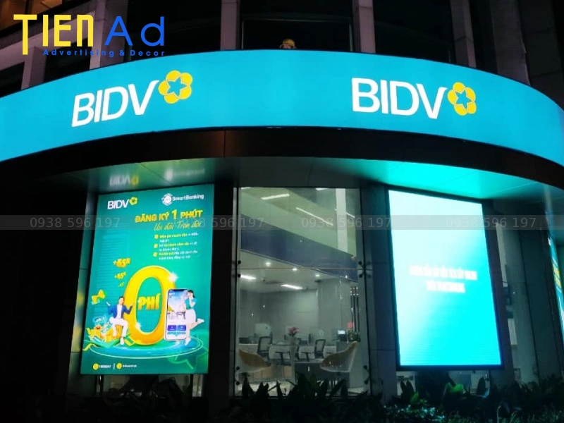 Hộp đèn 3M ngân hàng BIDV