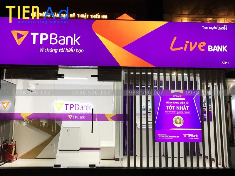 Hộp đèn bạt 3M TPBank