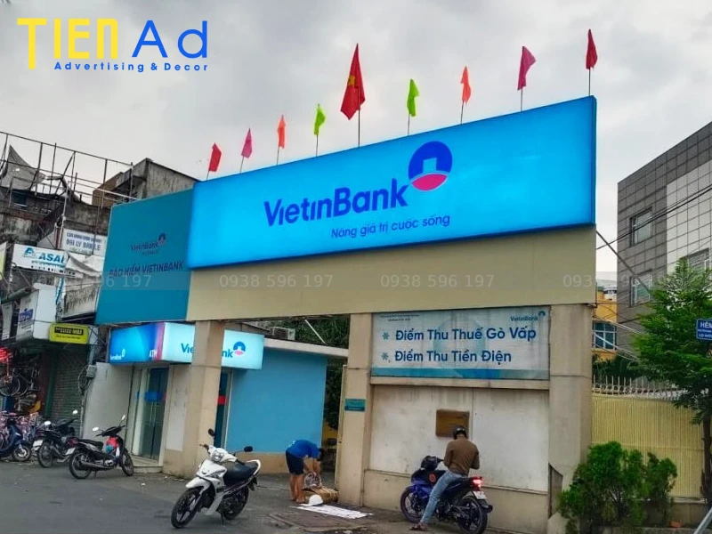 Hộp đèn bạt 3M VietinBank