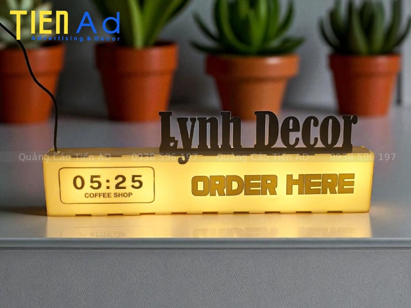 Hộp đèn mica không viền - 1