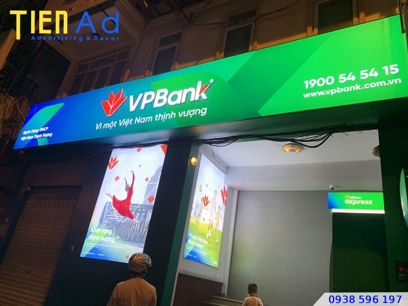 Hộp đèn quảng cáo ngân hàng VPBank