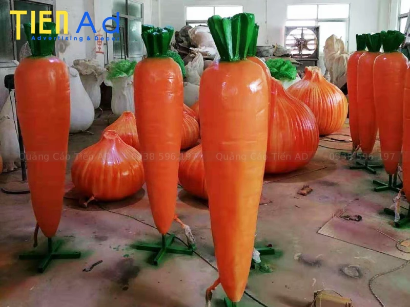 Hướng dẫn cách bảo quản mô hình rau củ quả bằng composite bền đẹp