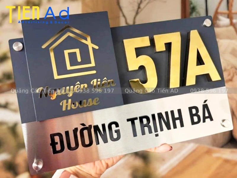 Hướng dẫn tự lắp đặt bảng số nhà tại nhà nhanh chóng, chắc chắn