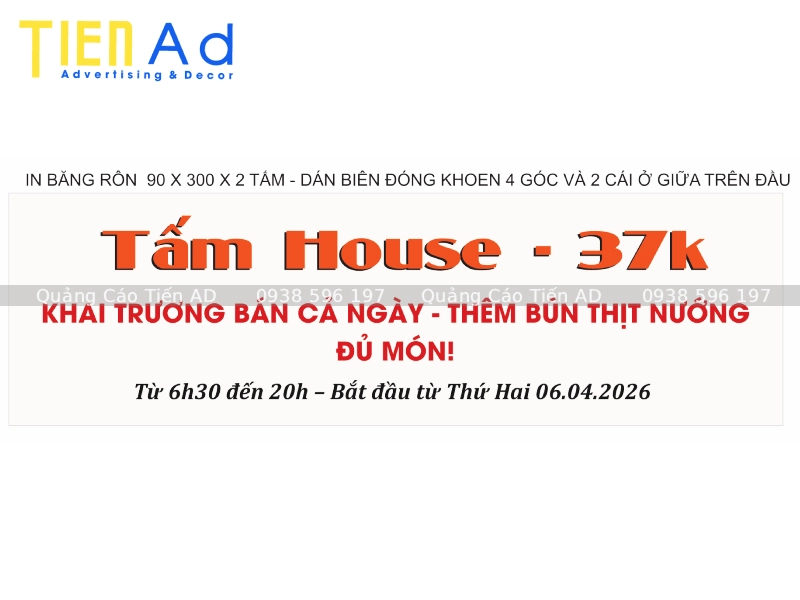 In băng rôn