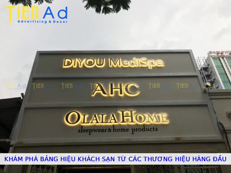Khám phá bảng hiệu khách sạn từ các thương hiệu hàng đầu