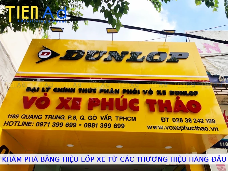 Khám phá bảng hiệu lốp xe từ các thương hiệu hàng đầu