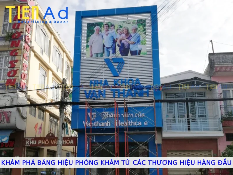 Khám phá bảng hiệu phòng khám từ các thương hiệu hàng đầu