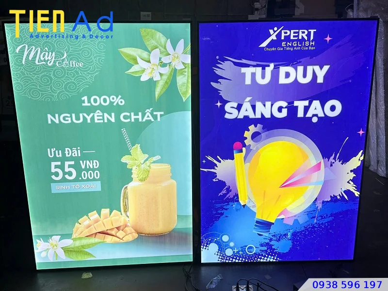 Khi tìm địa chỉ làm hộp đèn quảng cáo cần quan tâm những yếu tố nào