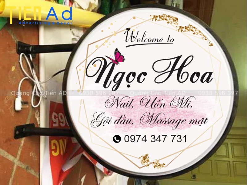 Kích thước biển vẫy tròn phổ biến nhất hiện nay là bao nhiêu