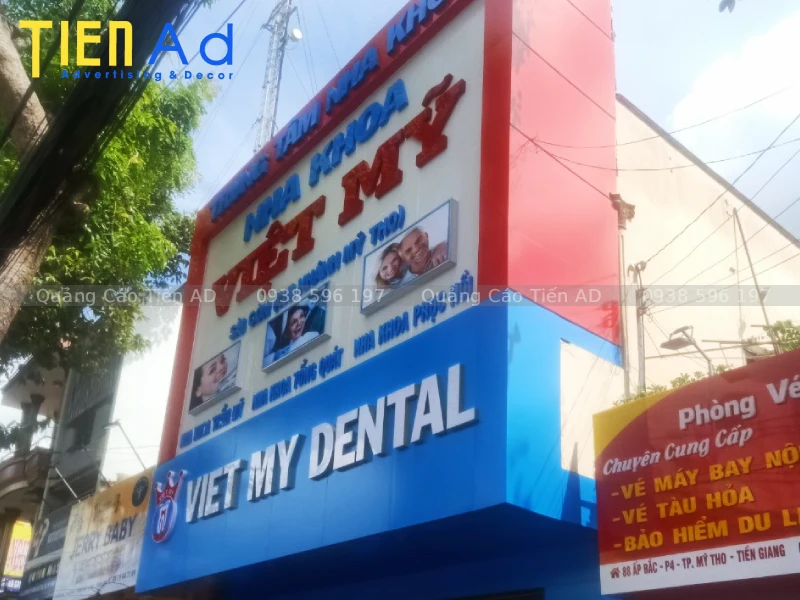 Kích thước chuẩn cho bảng hiệu phòng khám nha khoa theo quy định