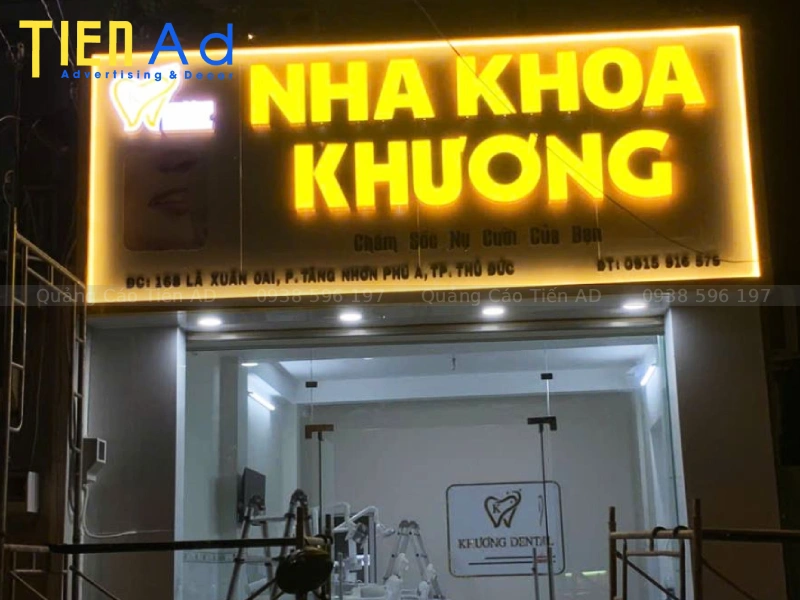 Kinh nghiệm làm bảng hiệu nha khoa giá rẻ nhưng vẫn đảm bảo chất lượng