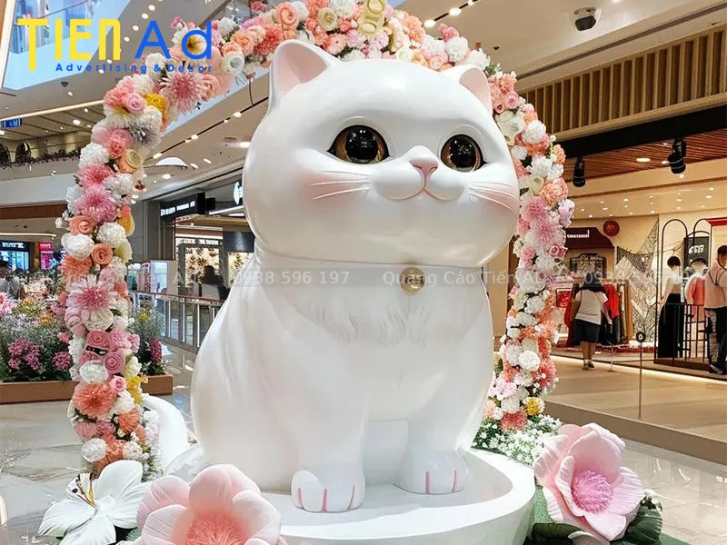 Kinh nghiệm lựa chọn mô hình mèo thần tài composite phù hợp
