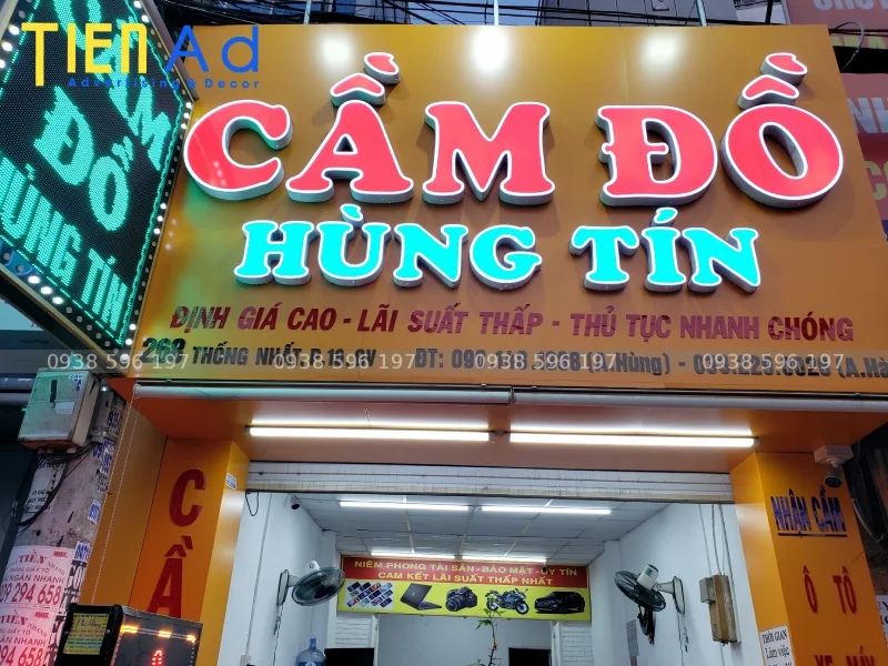 Kinh nghiệm thiết kế bảng hiệu cầm đồ độc đáo và thu hút