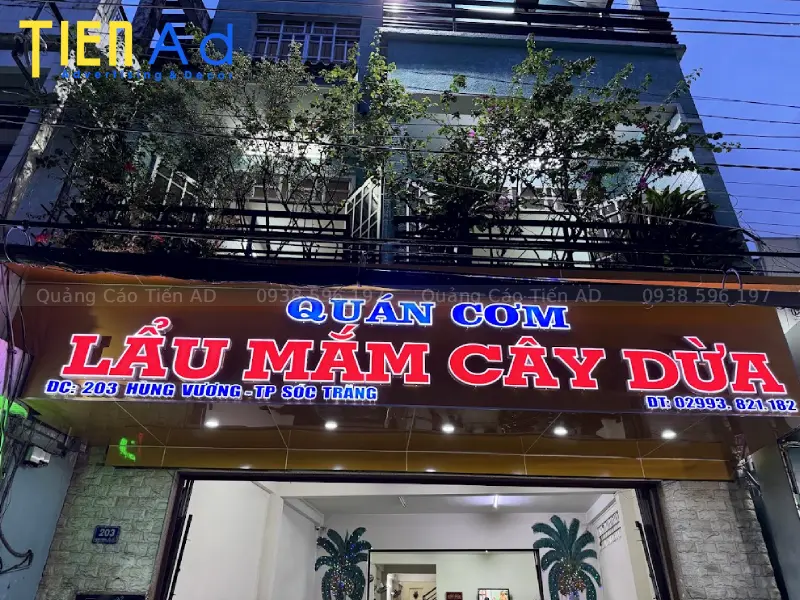 Kinh nghiệm tối ưu chi phí khi làm bảng hiệu Cần Giờ