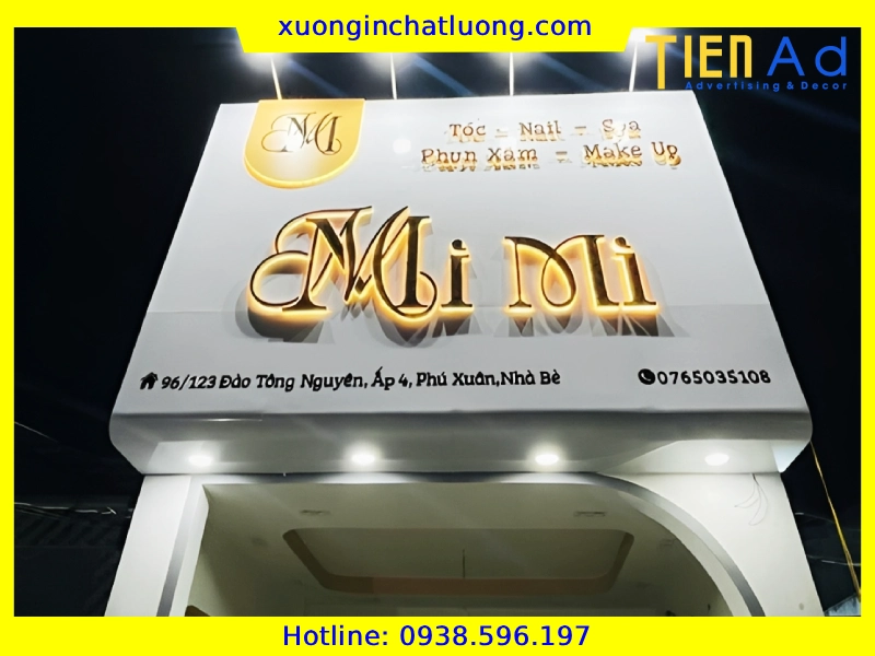 Làm Bảng Hiệu Nhà Bè Uy Tín Giá Rẻ