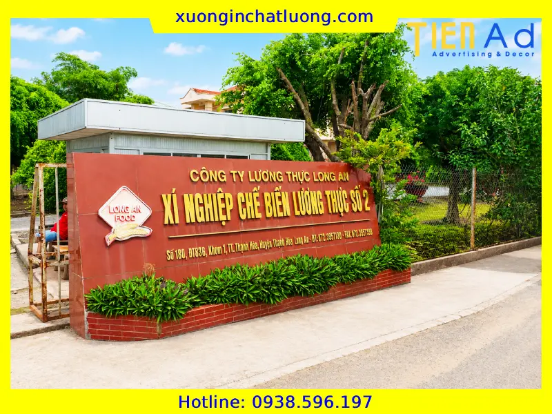 Làm Bảng Hiệu Nhà Xưởng, Nhà Máy, Khu Công Nghiệp Giá Rẻ