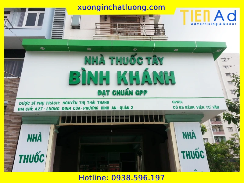 Làm Bảng Hiệu Quận 2 Giá Rẻ Bền Đẹp