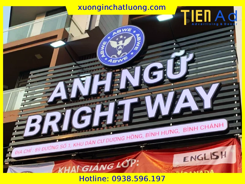 Làm Bảng Hiệu Quảng Cáo Bình Chánh Trọn Gói Giá Rẻ