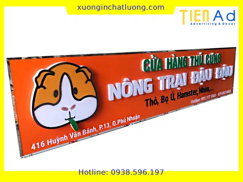 Làm Bảng Hiệu Quảng Cáo Giá Rẻ Tại TIẾN AD