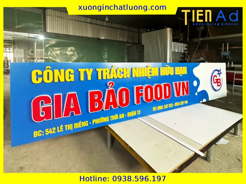 Làm Bảng Hiệu Quảng Cáo Quận 12 Trọn Gói Giá Rẻ