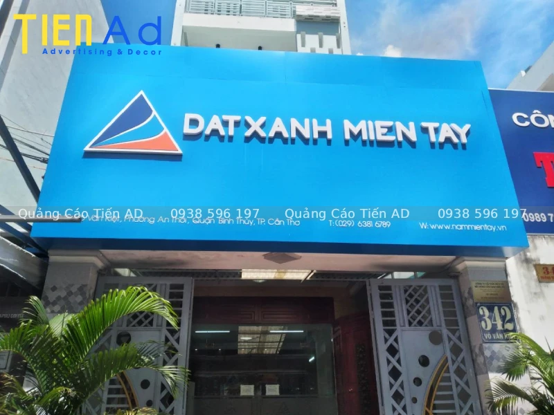 Làm bảng hiệu công ty bất động sản