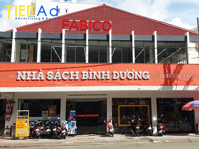 Làm bảng hiệu nhà sách giá rẻ có đảm bảo chất lượng