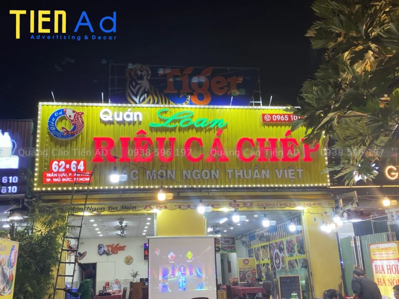 Làm bảng hiệu quảng cáo Quận 1 - 5
