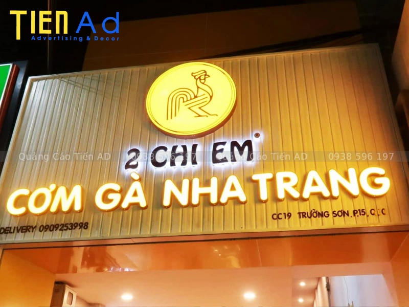 Làm bảng hiệu quảng cáo Quận 10 bằng chất liệu nào tốt nhất