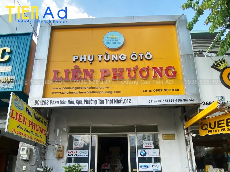 Làm bảng hiệu quảng cáo Quận 12 - 2