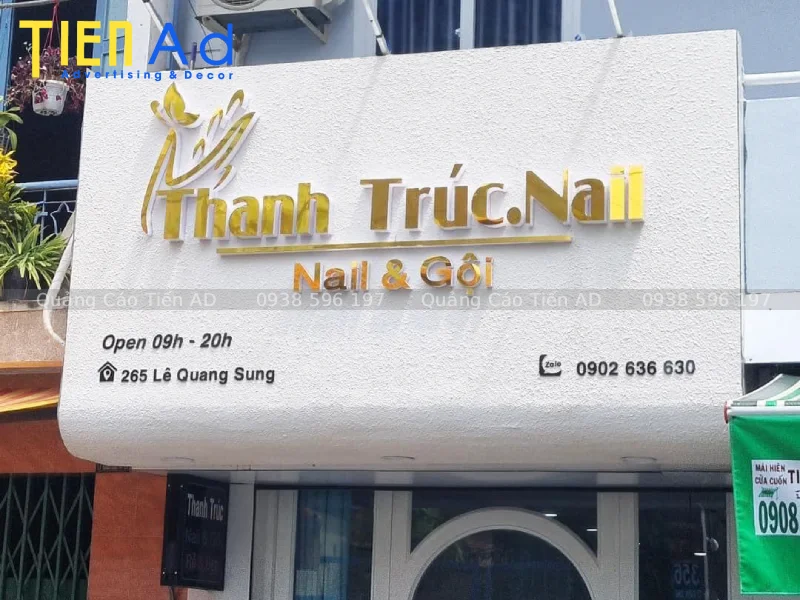 Làm bảng hiệu quảng cáo Quận 5 - 6