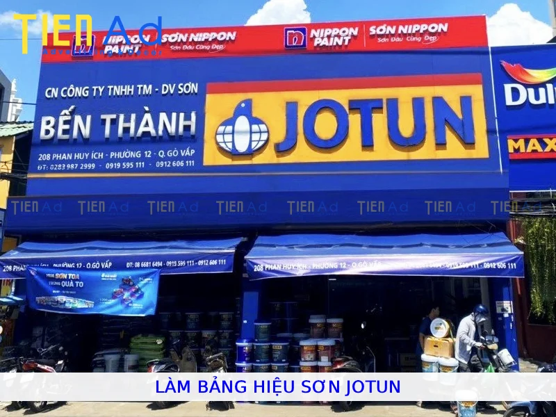Làm bảng hiệu sơn Jotun