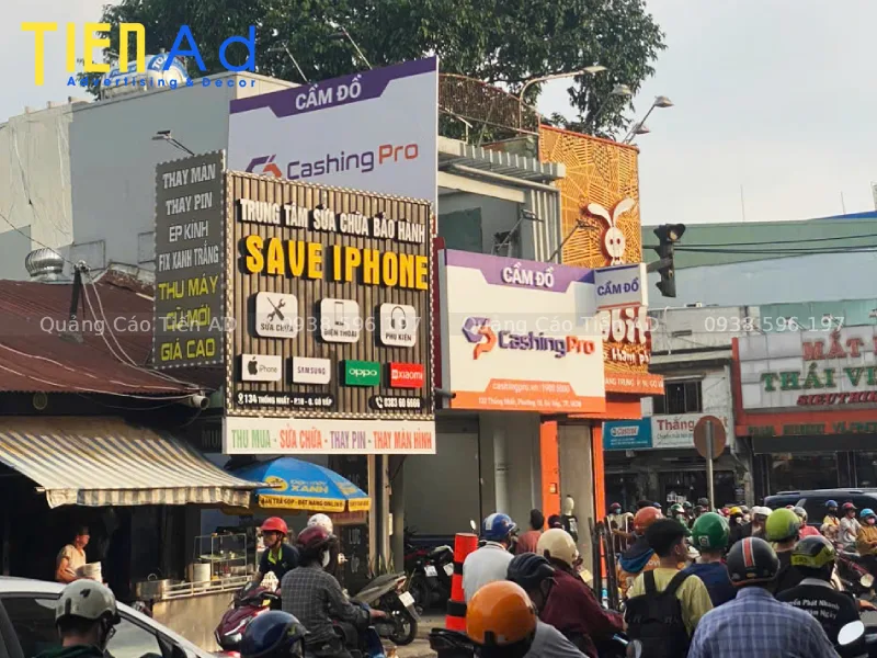 Làm biển quảng cáo bạt hiflex