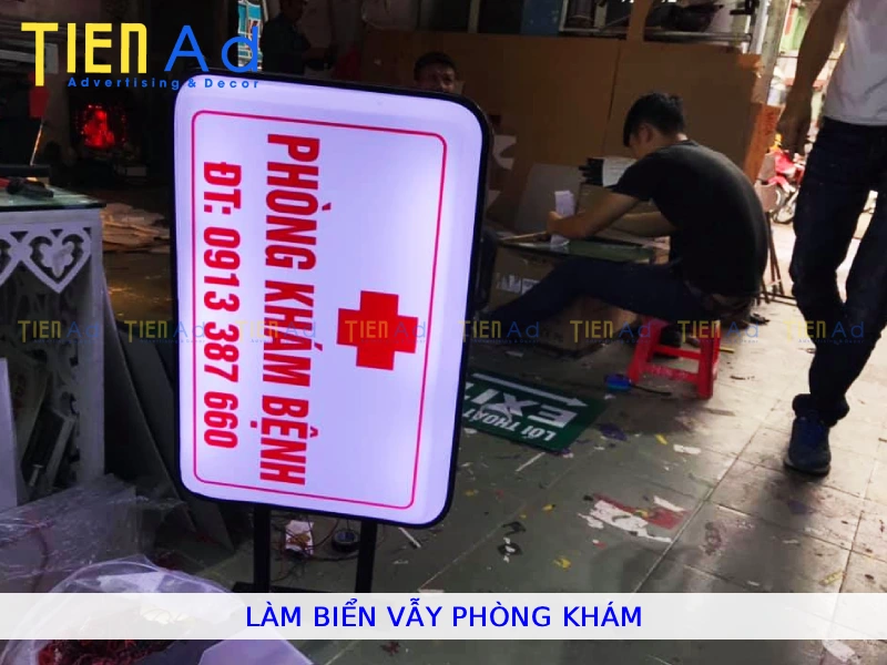 Làm biển vẫy phòng khám