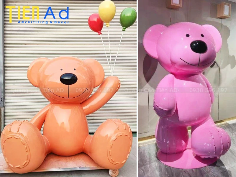 Làm sao để sở hữu mô hình gấu composite đúng ý tưởng và đúng ngân sách