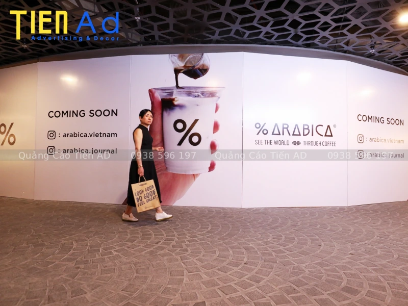 Làm thế nào để hoarding nổi bật trong không gian TTTM