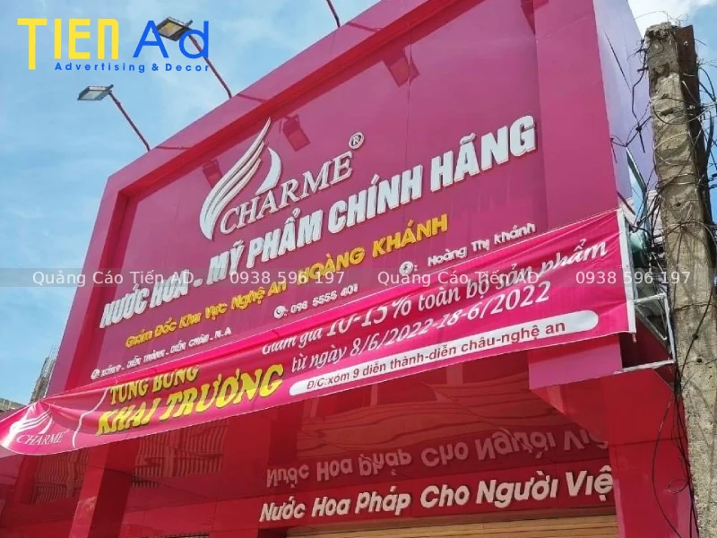 Lỗi thường gặp khiến bảng hiệu mỹ phẩm kém thu hút và cách khắc phục