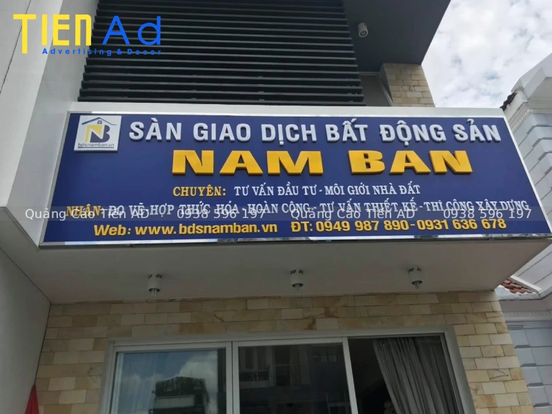 Mẫu bảng hiệu bất động sản - 3