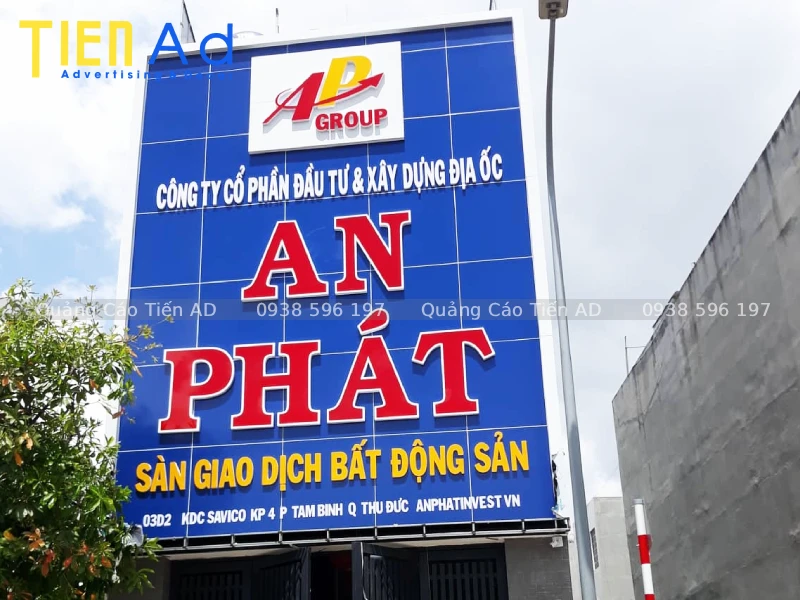 Mẫu bảng hiệu bất động sản - 8