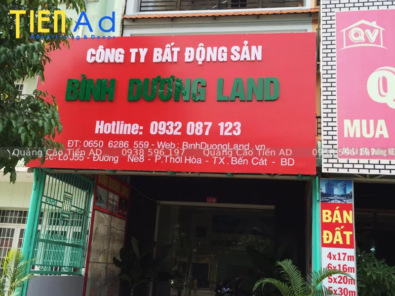 Mẫu bảng hiệu công ty bất động sản - 6