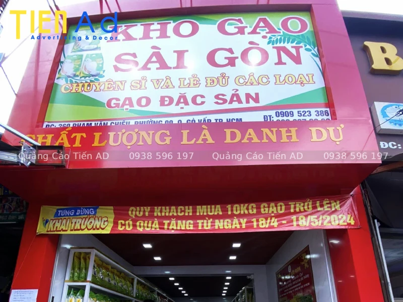 Mẫu bảng hiệu đại lý gạo - 3