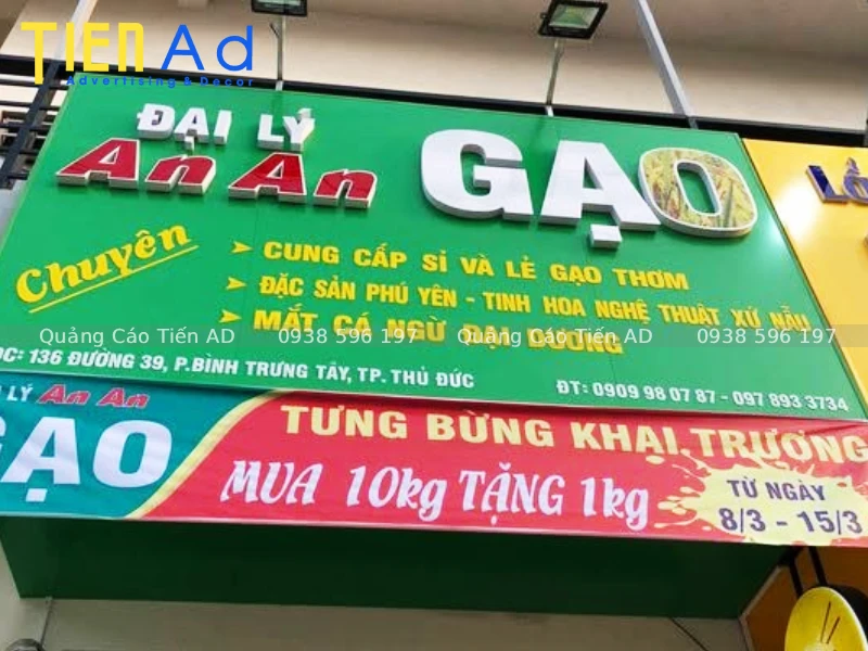 Mẫu bảng hiệu đại lý gạo - 5