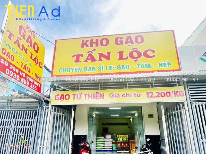 Mẫu bảng hiệu đại lý gạo - 6