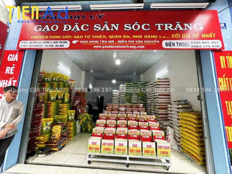Mẫu bảng hiệu đại lý gạo - 8