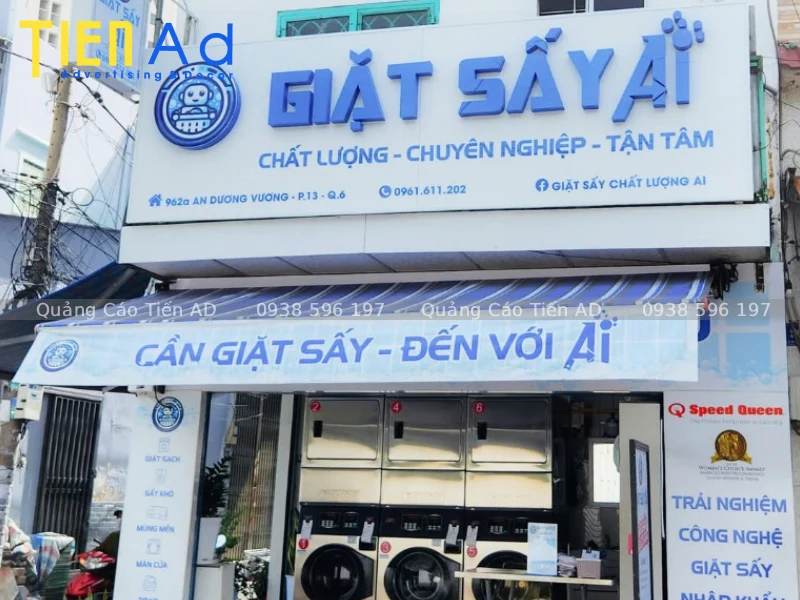 Mẫu bảng hiệu giặt sấy - 1