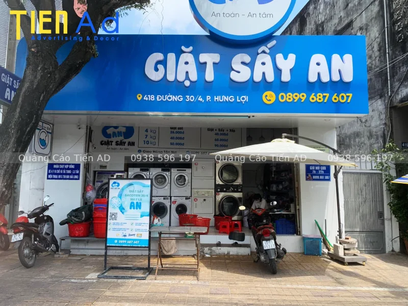 Mẫu bảng hiệu giặt sấy - 2