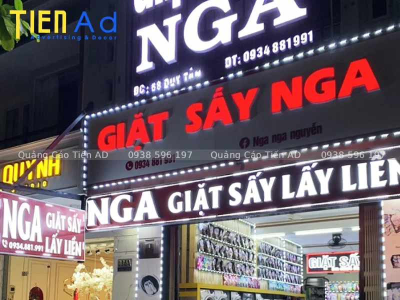 Mẫu bảng hiệu giặt sấy - 8