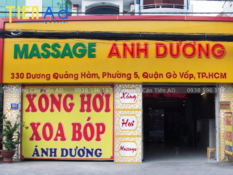 Mẫu bảng hiệu massage - 2