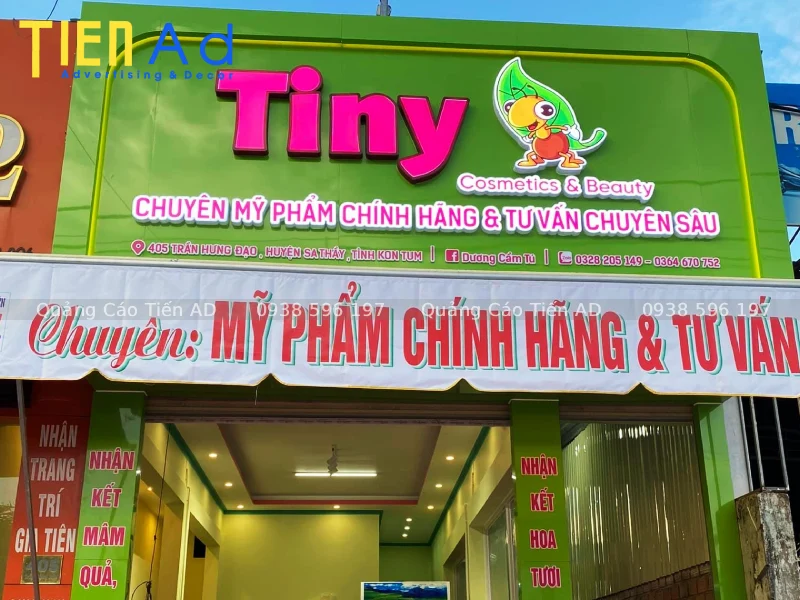 Mẫu bảng hiệu mỹ phẩm - 3